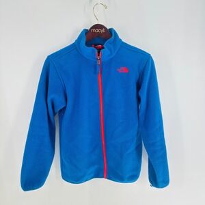 The North‎ Face Long Sleeve Stand Collar Outerwear Jacket Blue Size L 14/16